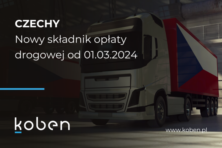 Nowy składnik opłaty drogowej w Czechach
