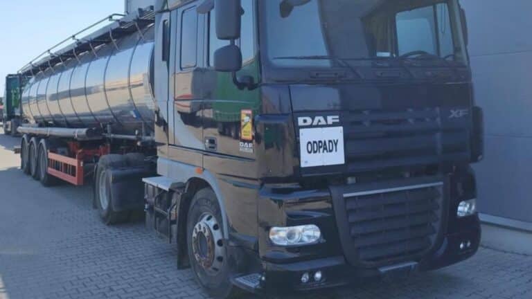 oznakowanie pojazdów przewożących odpady