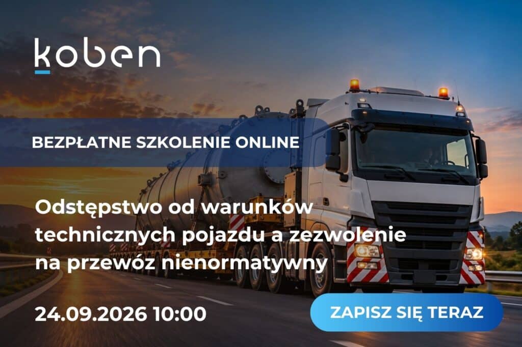 Odstępstwo od warunków technicznych pojazdu a zezwolenie na przewóz nienormatywny